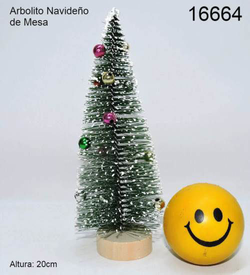 Imagen de ARBOLITO DE MESA NEVADO C/ADORNOS 20CM 12.24